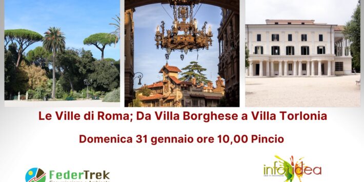 Le ville di Roma – da Villa Borghese a Villa Torlonia