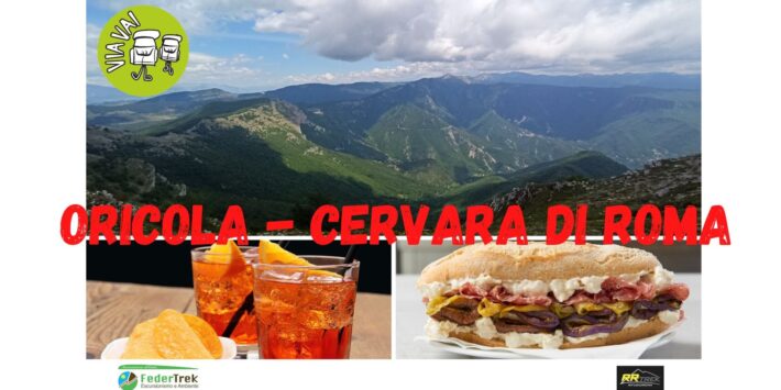 Trekking a ORICOLA – CERVARA DI ROMA con VIAVAI