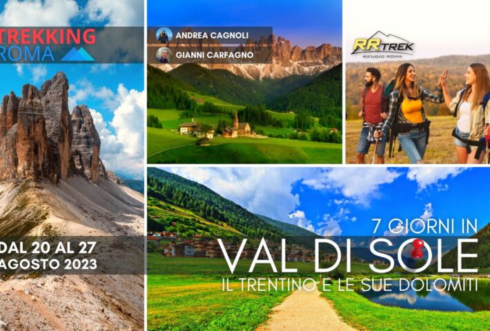 ESCURSIONI IN VAL DI SOLE – DOLOMITI