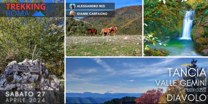 ESCURSIONE TANCIA, VALLE GEMINI, POZZE DEL DIAVOLO