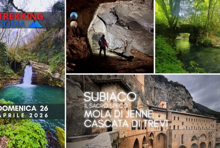 SUBIACO MOLA DI JENNE CASCATA DI TREVI